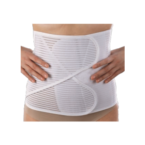 Orione 3345 fascia regolabile tessuto millerighe dpp apert h cm28 bianco xl