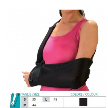Orione 9336 reggibraccio tessuto traspirante nero s