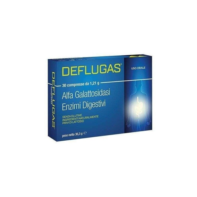 Deflugas 30 compresse masticabili Deflugas 30 compresse masticabili