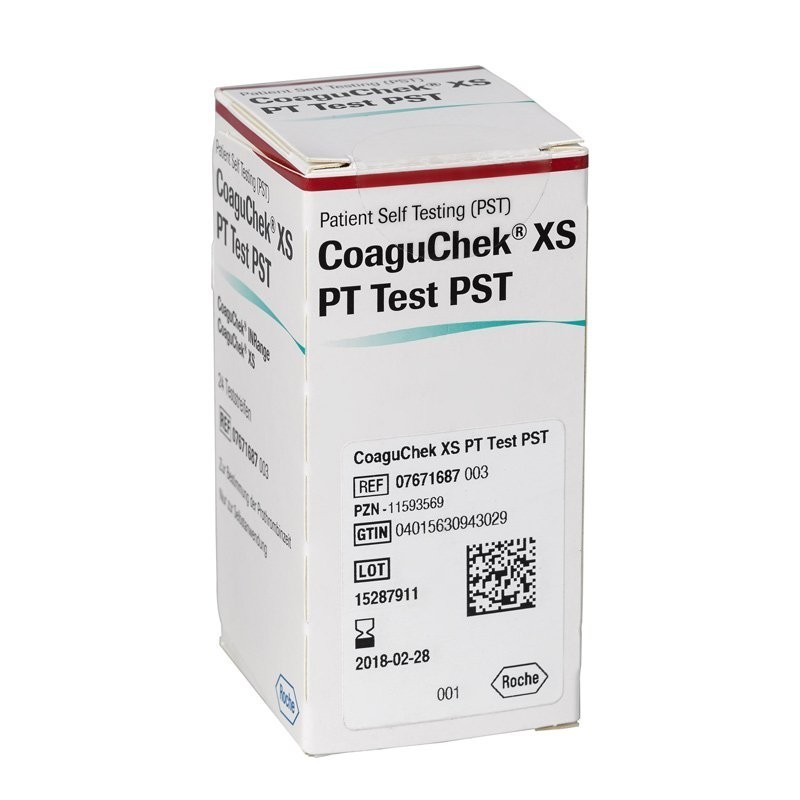 Coaguchek xs pt test 6str Coaguchek xs pt test 6str