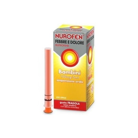 Nurofen febbre e dolore bambini 100mg/5ml sospensione orale