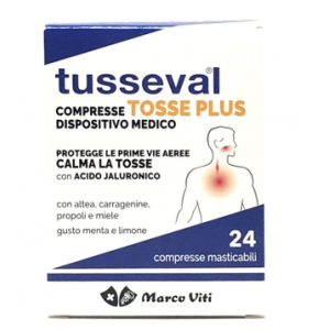 Tusseval tosse plus 24 compresse