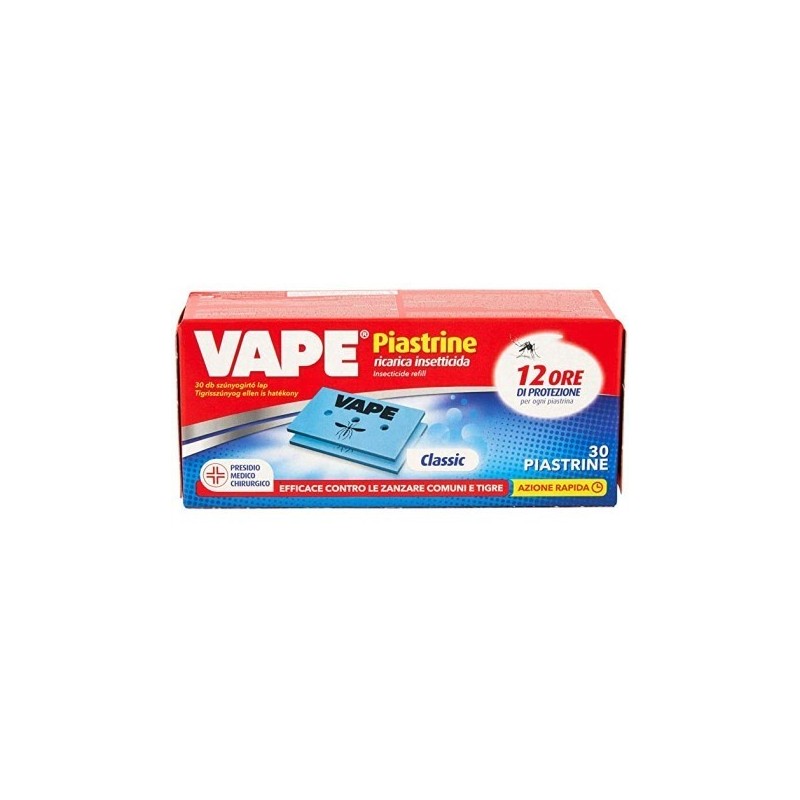 Vape ricarica piastr 30pz Vape ricarica piastr 30pz