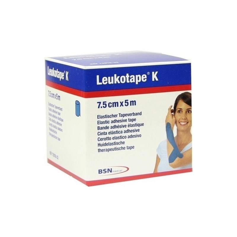 Leukotape k taping 7,5x500 blu Leukotape k taping 7,5x500 blu