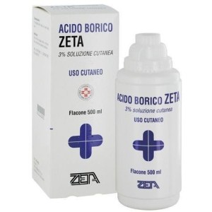Acido borico zeta 3% soluzione cutanea