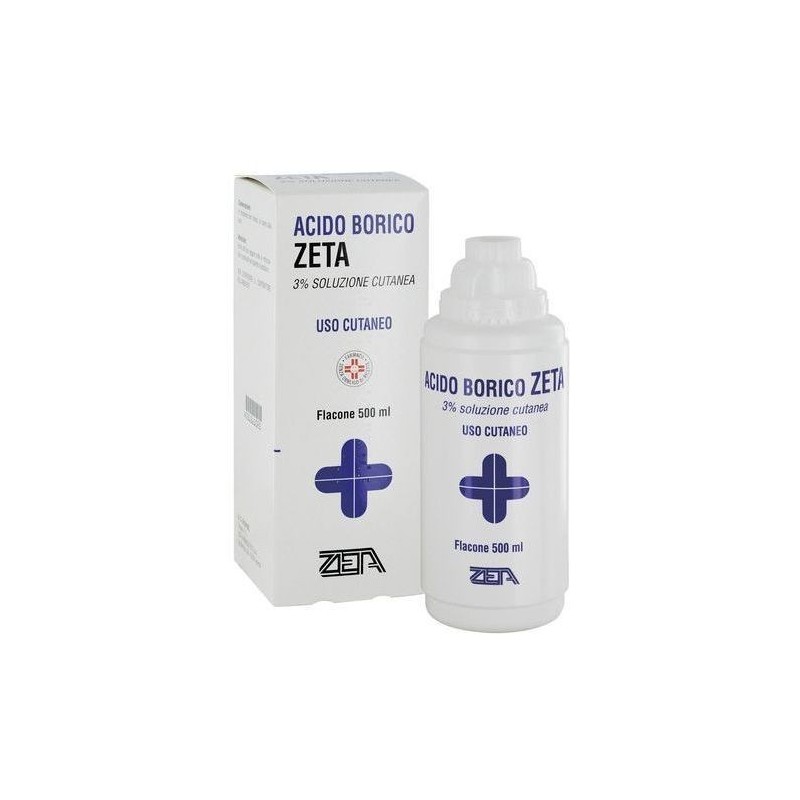 Acido borico zeta 3% soluzione cutanea