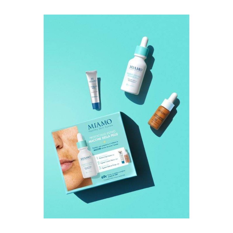 Miamo cofanetto pigment control siero 30 ml + renewal peel pb 5 ml + pigment defense 10 ml Miamo cofanetto pigment control siero 30 ml + renewal peel pb 5 ml + pigment defense 10 ml