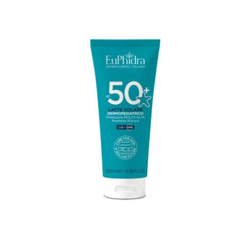 Euphidra kaleido latte solare bambini spf50+ 200 ml