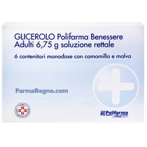Glicerolo (polifarma benessere) ad 6 contenitori monodose 6,75 g soluz rett