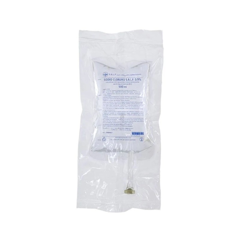 Sodio cloruro (salf) 1 sacca soluz infus 500 ml 0,9% Sodio cloruro (salf) 1 sacca soluz infus 500 ml 0,9%