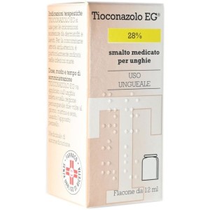 Tioconazolo (eg) smalto medicato 12 ml 28%