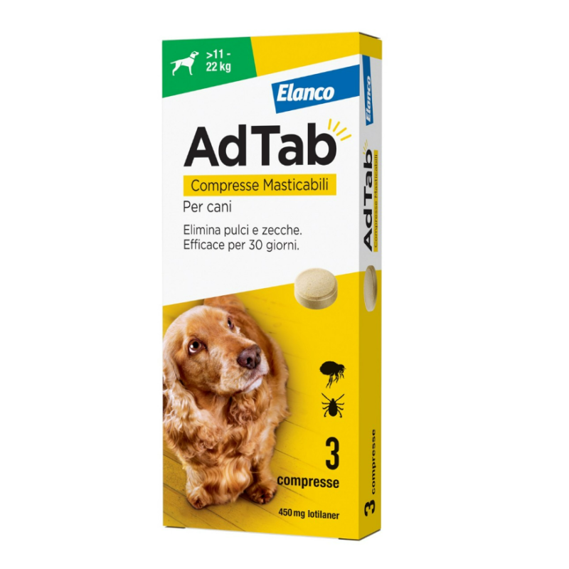 Adtab compresse masticabili per cani