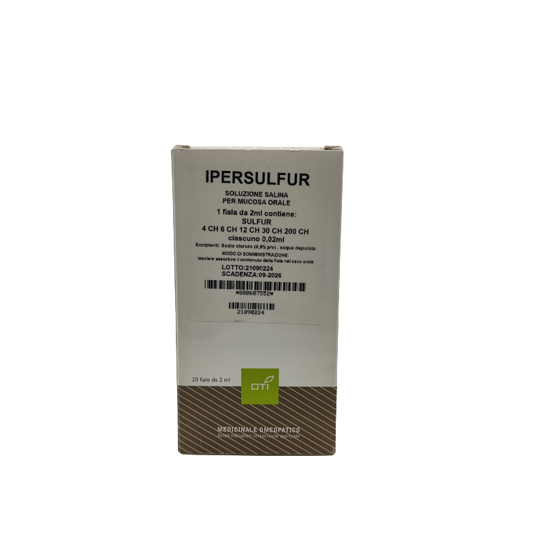 Ipersulfur composto 20 fiale fisiologiche 2ml Ipersulfur composto 20 fiale fisiologiche 2ml
