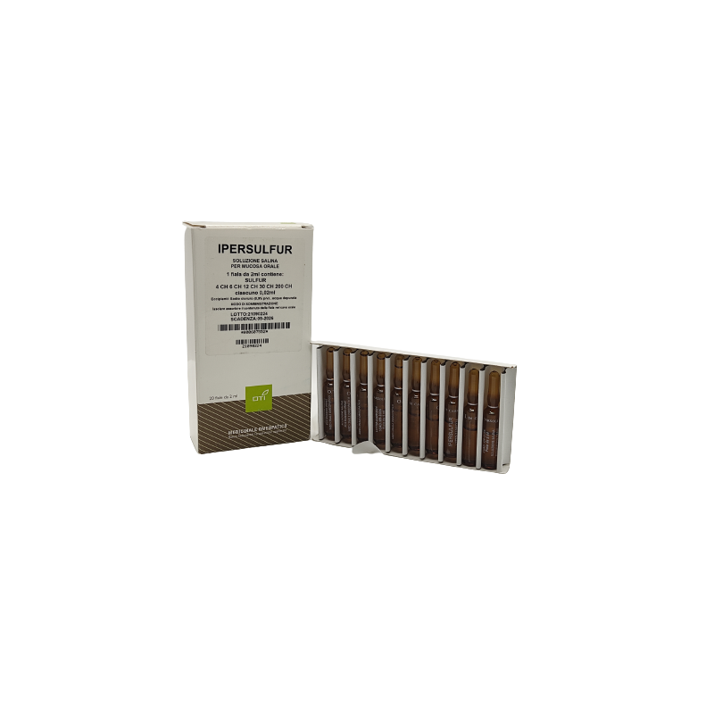 Ipersulfur composto 20 fiale fisiologiche 2ml Ipersulfur composto 20 fiale fisiologiche 2ml