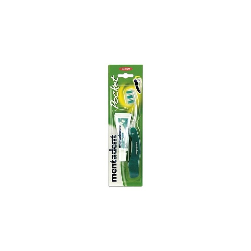 Mentadent spazzolino kit pocket