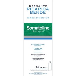 Somatoline skin expert bende snellenti drenanti kit ricarica400 ml