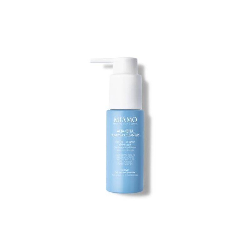 Miamo acnever aha/bha purifying cleanser 50 ml travel size