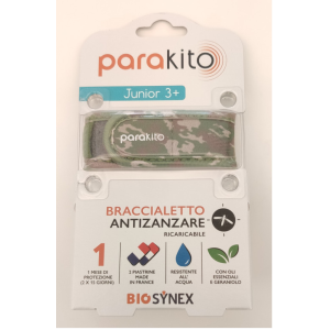 Parakito bracciale mimetico junior anti zanzare