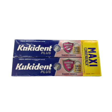 Kukident bipacco barriera anti cibo neutro 57 g Kukident bipacco barriera anti cibo neutro 57 g