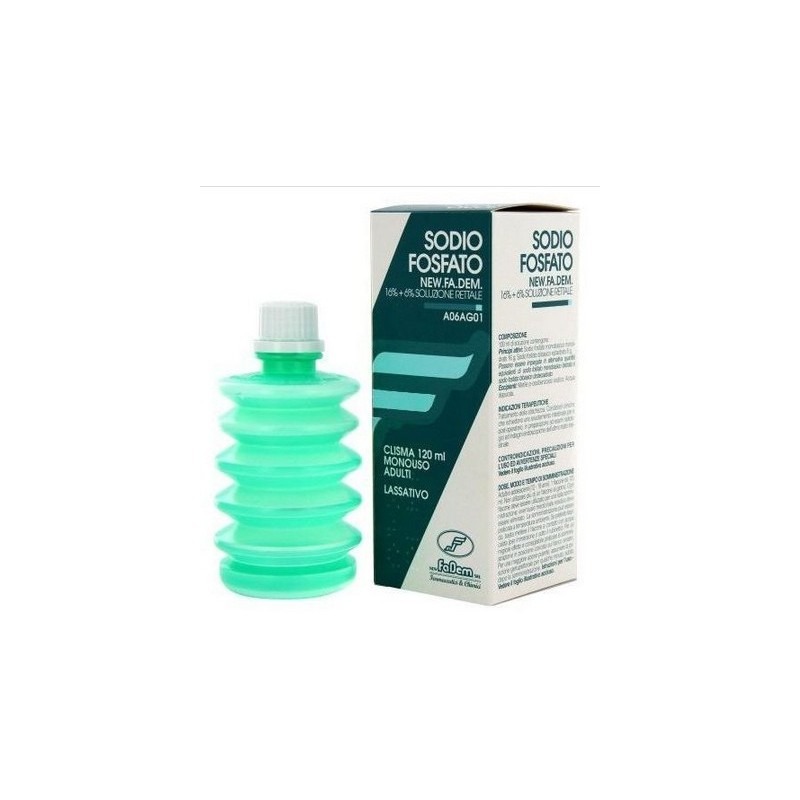 Sodio fosfato (new.fa.dem.) 1 clisma 120 ml soluz rett