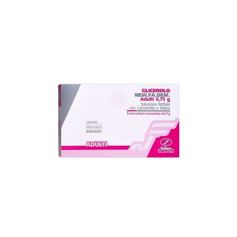 Glicerolo camomilla malva (new.fa.dem.) ad 6 contenitori monodose 9 g soluz rett