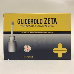 Glicerolo (zeta farmaceutici) prima infanzia 6 contenitori monodose 2,25 g soluz rett con camomilla e malva