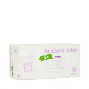 Aciclovir (alter) crema derm 3 g 5%