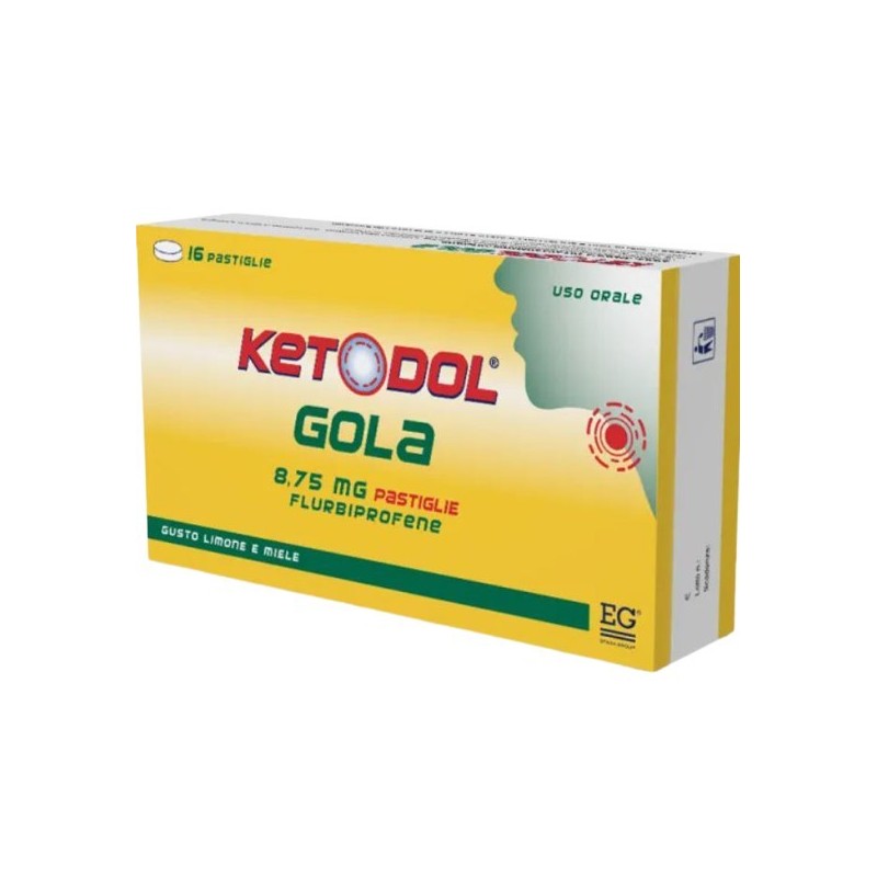 Ketodol gola 16 pastiglie 8,75 mg limone miele