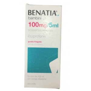 Benatia bb orale sosp 150 ml 100 mg/5 ml gusto fragola senzazucchero