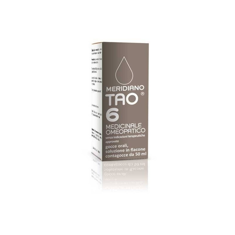 Meridiano tao 6 gocce orali 50 ml flacone contagocce
