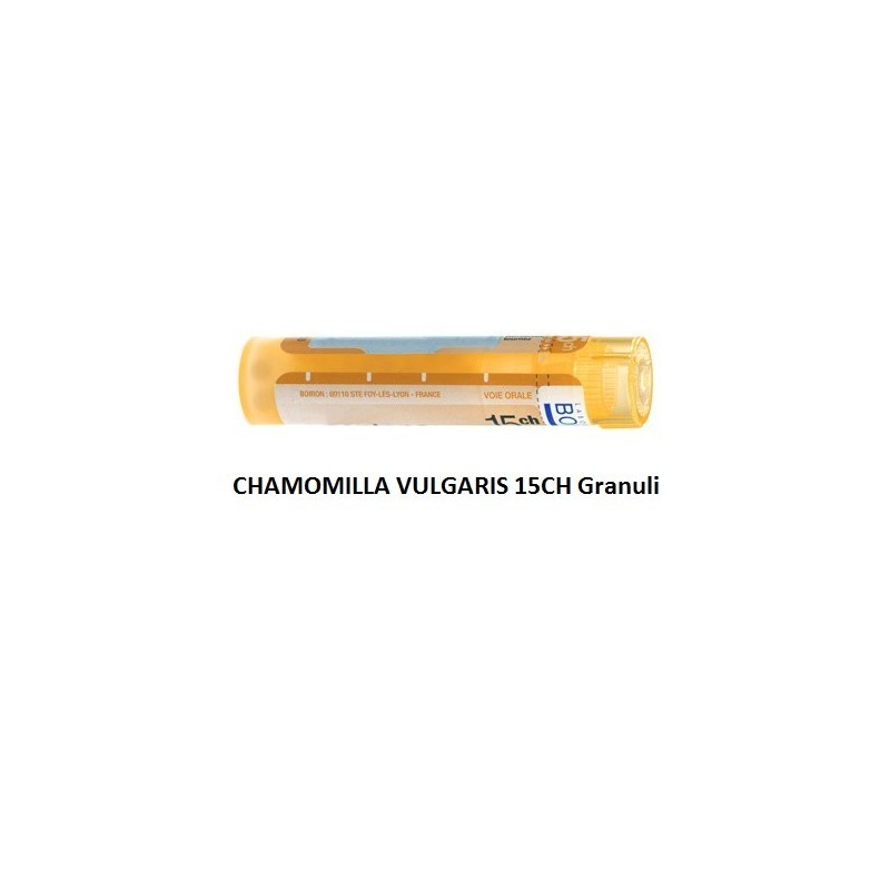 Chamomilla vulgaris (boiron) 15 ch granuli 1 contenitore multidose 4 g (80 granuli)