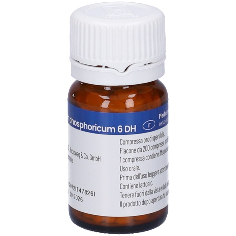 Magnesium phosphoricum 200 compresse orodispers 6 dh flacone Magnesium phosphoricum 200 compresse orodispers 6 dh flacone