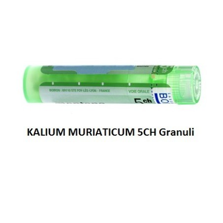 Kalium muriaticum (boiron) 80 granuli 5 ch contenitore multidose Kalium muriaticum (boiron) 80 granuli 5 ch contenitore multidose