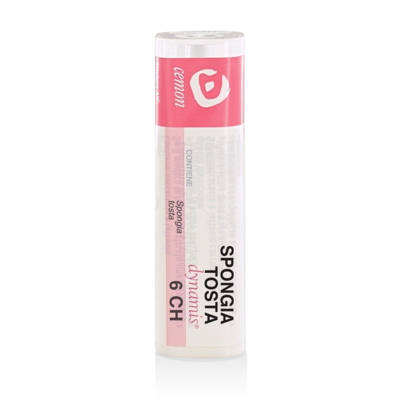 Spongia tosta dynamis 140 granuli 6 ch contenitore multidose Spongia tosta dynamis 140 granuli 6 ch contenitore multidose