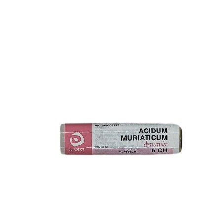 Acidum muriaticum dynamis 140 granuli 6 ch contenitore multidose Acidum muriaticum dynamis 140 granuli 6 ch contenitore multidose
